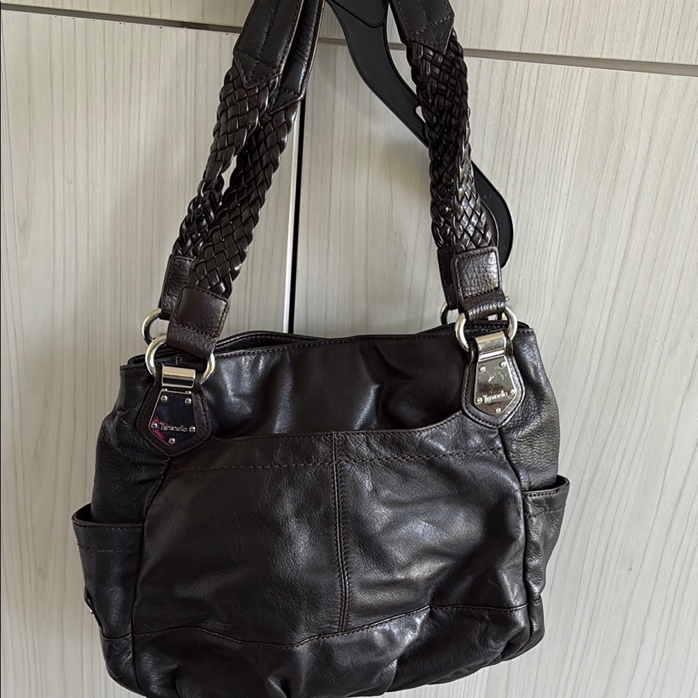 Elegant Dark Brown Leather Women's Bag